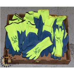 FLAT OF ANSELL COATED WORK GLOVES