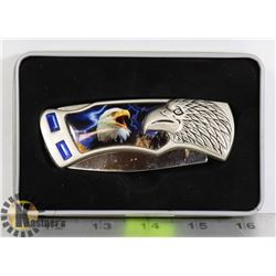 EAGLE THEME KNIFE IN CASE