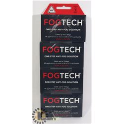 BUNDLE OF 4 FOG TECH ANTI FOG SOLUTION