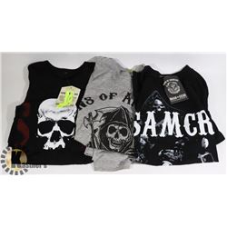 BUNDLE OF 3 SIZE SMALL POP CULTURE T-SHIRTS