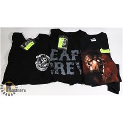 BUNDLE OF 3 SIZE SMALL POP CULTURE T-SHIRTS