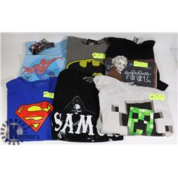 BUNDLE OF 6 ASSORTED SIZE POP CULTURE T-SHIRTS