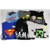 Image 1 : BUNDLE OF 6 ASSORTED SIZE POP CULTURE T-SHIRTS