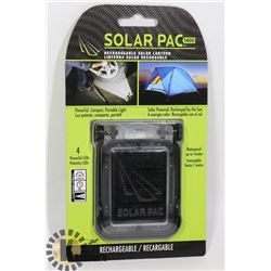 NEW LED SOLAR POWER RECHARGEABLE LANTERN