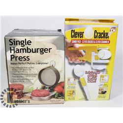 CLEVER CRACKER SOLD WITH SINGLE HAMBURGER