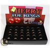 Image 1 : RETAIL DISPLAY OF CHERRY TOE RINGS