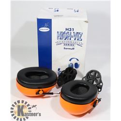 H1 HIGH VIZ  PERFORMANCE SERIES EARMUFF