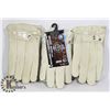 Image 1 : 3 PAIRS OF WINTER LINED DRIVERS GLOVES