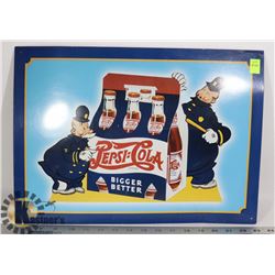 VINTAGE PEPSI METAL SIGN