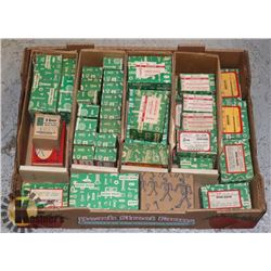 LARGE FLAT OF ASSORTED FASTENERS