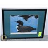 Image 1 : RANDAL PEET SIGNED NUMBERED LOON PRINT