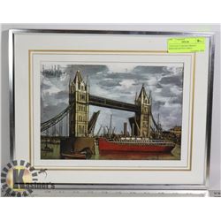 UNTITLED "LONDON BRIDGE" BERNARD BUFFET PRINT