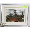 Image 1 : UNTITLED "MERCHANT SHIP" BERNARD BUFFET PRINT