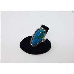 5)  TEAR DROP SHAPED NATURAL TURQUOISE