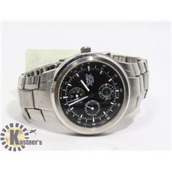 CASIO BLACK DIAL EDIFICE MENS WRIST WATCH