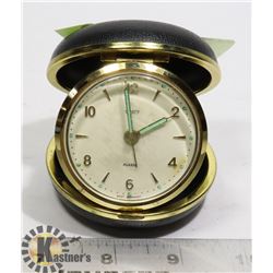 1950S GERMAN WIND UP TRAVEL CLOCK WORKS