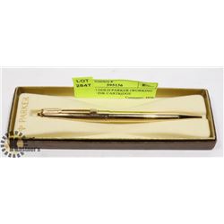 VINTAGE GOLD PARKER (WORKING PEN AND INK CARTRIDGE