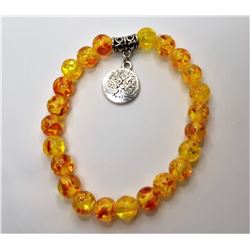 14)  NATURAL STONE TREE OF LIFE STRETCHY