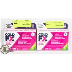 TWO PACKS OF COLD FX IMMUNE BOOSTING TABLETS