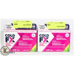 TWO PACKS OF COLD FX IMMUNE BOOSTING TABLETS