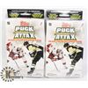 Image 1 : TWO PACKS OF TOPPS PUCK ATTAX HEAD TO HEAD CARD