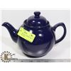 Image 1 : VINTAGE ORIGINAL ADDERLY BLUE TEAPOT - ENGLAND