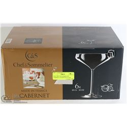 NEW CHEF AND SOMMELIER CABERNET CHAMPAGNE GLASS