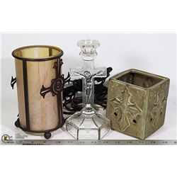 BOX OF RELIGIOUS ORNAMENTS