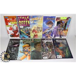 LOT OF 10 #1 & PREMIERE ISSUE COMIC BOOKS