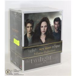 TWILIGHT TRILOGY SET OF GAMES, ONE FOR EACH MOVIE