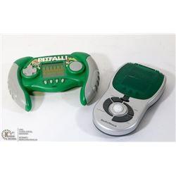 BOX W/ 2 VINTAGE HANDHELD VIDEO GAMES