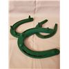 Image 1 : LOT OF 3 CAST IRON HORSESHOES