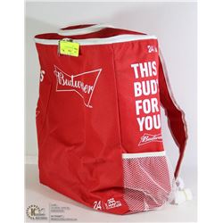 NEW BUDWEISER BACKPACK COOLER BAG -