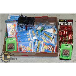 LARGE FLAT OF KIDS PARTY SUPPLIES