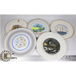 LOT OF ASSORTED COLLECTORS PLATE, WINTER SCENES