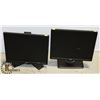 Image 1 : TWO DELL 19" MONITORS