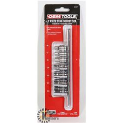 NEW OEMTOOLS 7 PC STAR SOCKET SET - E6,E7,E10,E13