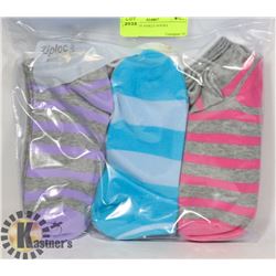 3PK LADIES ANKLE SOCKS