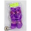 Image 1 : NEW SILICON BOOTS FOR PETS - PURPLE SIZE L