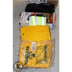 BOX OF RAIN SUITS AND OVER SHOES