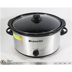 BRAVETTI CROCK POT W/ OFF, LOW, HIGH &