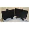 Image 1 : TWO DELL 19" MONITORS