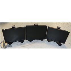 THREE  DELL 19" MONITORS