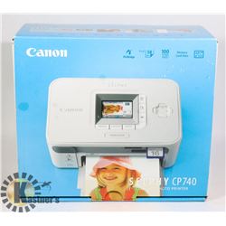 CANNON SELPHY CP740 COMPACT  PHOTO PRINTER