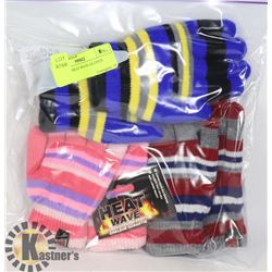 3PK KIDS HEAT WAVE GLOVES