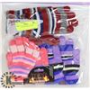 Image 1 : 3PK KIDS HEAT WAVE GLOVES