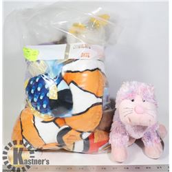 LOT OF 6 WEBKINZ "ADOPT A PET" COLLECTIBLE PLUSH