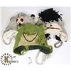 Image 1 : LOT OF 3 ANIMAL FACE TOQUES