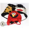 Image 1 : LOT OF 3 ANIMAL FACE TOQUES