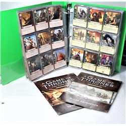 8)  BINDER CONTAINING 576 GAME OF